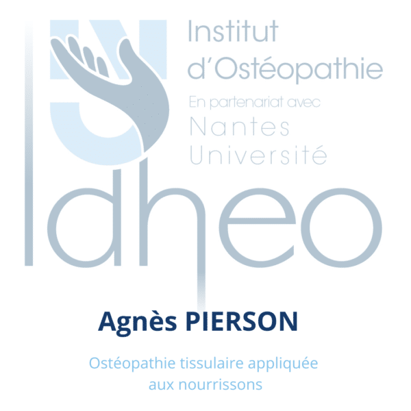 Ostéopathie tissulaire appliquée aux nourrissons - Agnès PIERSON